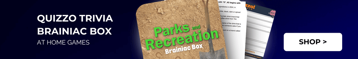 Quizzo Trivia Brainiac Box: At home games
